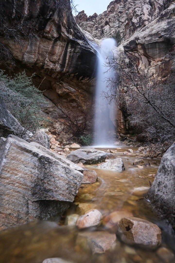 Lost Creek Falls in the Red Rock Canyon National Conservation Area
