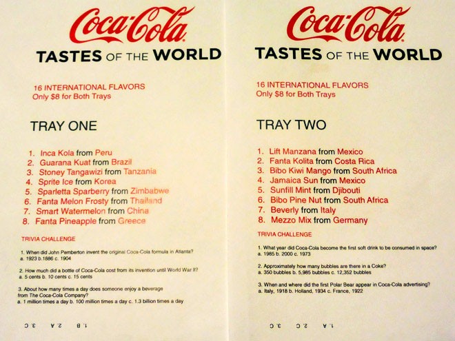 Taste Coca-Cola From Around The World