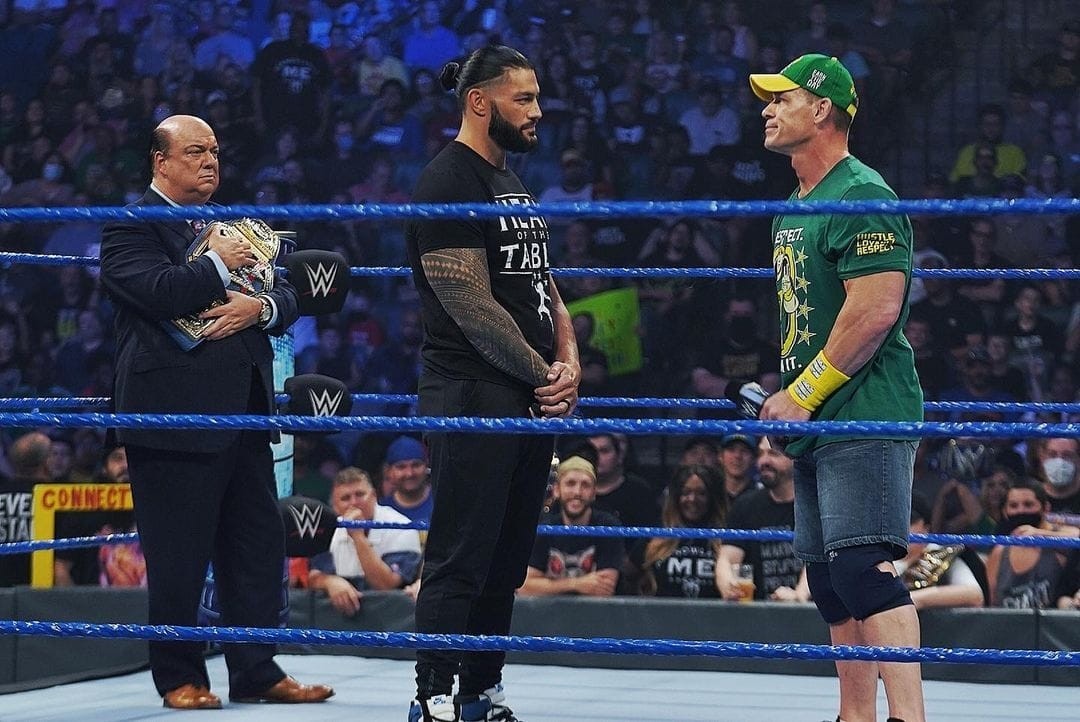 #5 WWE hopes John Cena versus Roman Reigns sells itself