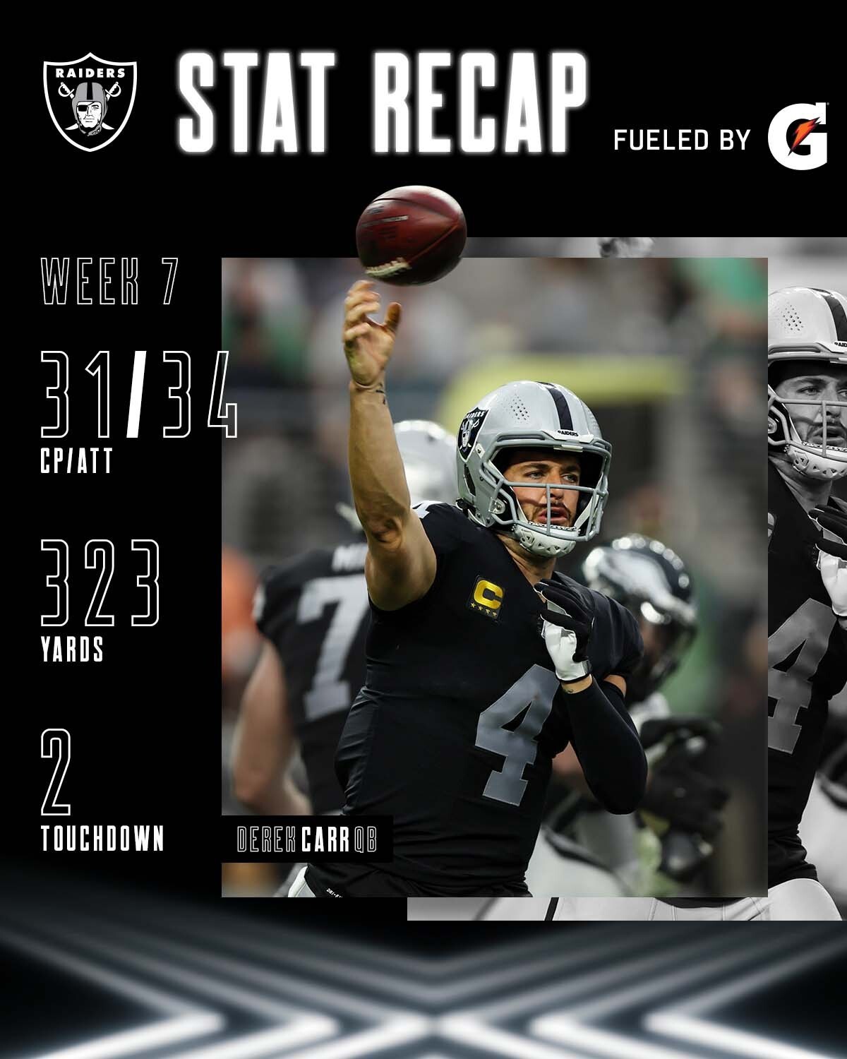 #1 Derek Carr comes up clutch on 4th and one with a pass to Bryan Edwards