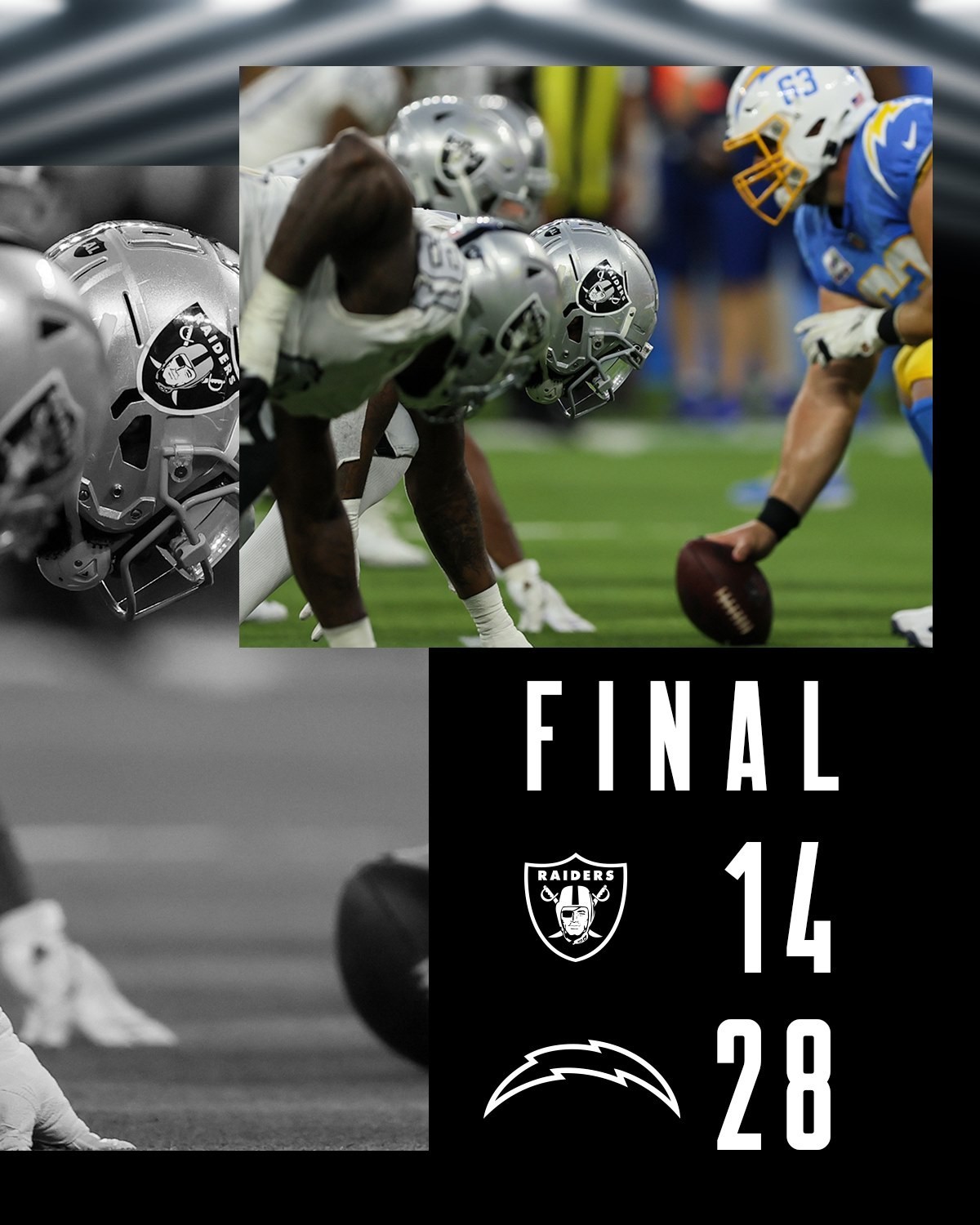 Las Vegas loses their first game of the season