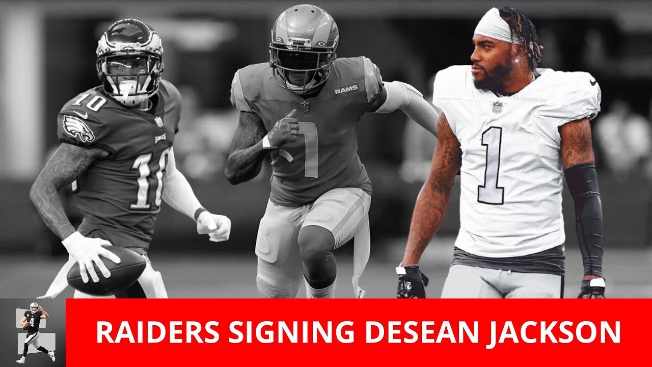 #5 Las Vegas Raider sign Desean Jackson