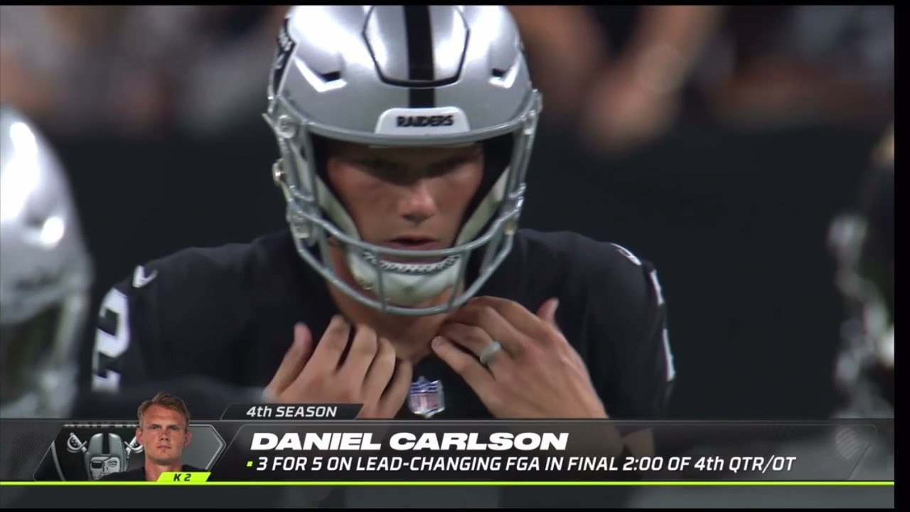 #4 Las Vegas Raiders and Daniel Carlson agree to four-year extension