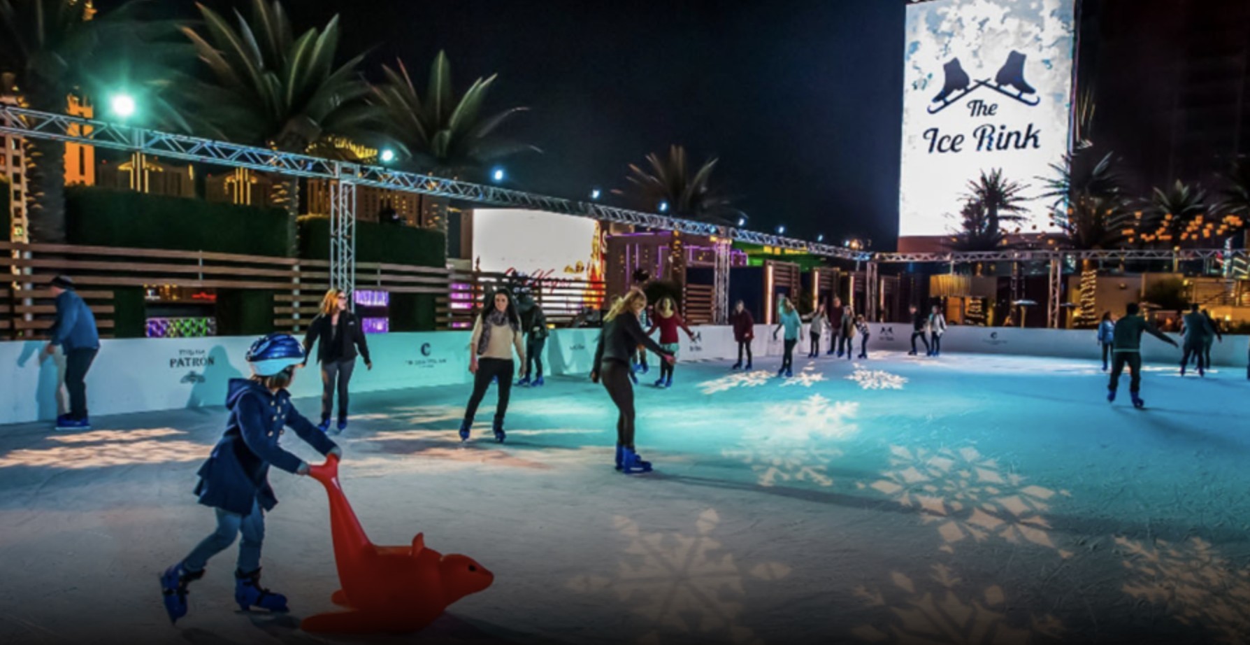 Hang out at the Ice Rink at the Cosmpolitan