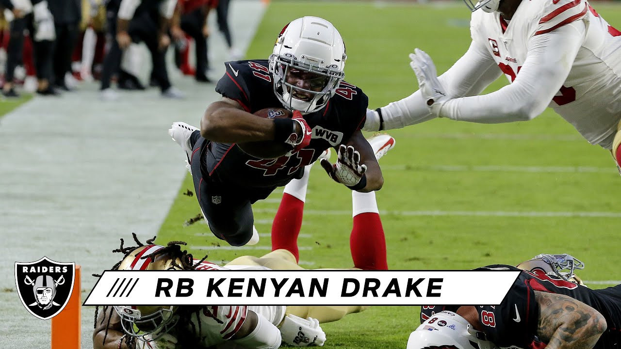 #8 Kenyan Drake was a brilliant addition to The Las Vegas Raiders